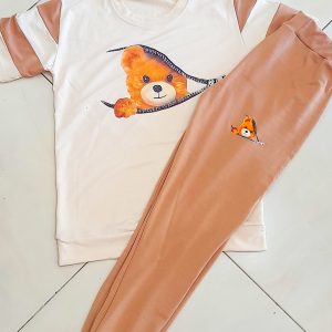 👚ست تیشرت و شلوار  | فری سایز (36 تا 44)