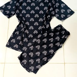 👚ست تیشرت و شلوارک [ 2 سایز xl.xxl ]