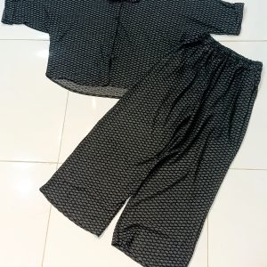 👚ست شومیز و شلوار ویسکوز خشتی { فری سایز 36 تا 48 }