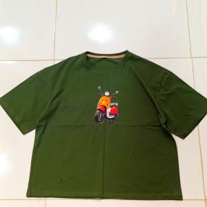 تیشرت باکسی نخ پنبه / فری سایز ( 38 تا 50 )