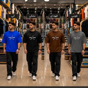 تیشرت مردانه نخ پنبه { 3 سایز  XL XXL XXXL}